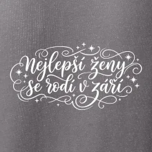 Nejlepší ženy se rodí v září - kaligrafie