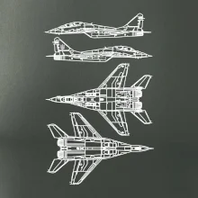Mig 29 Fulcrum - obrys