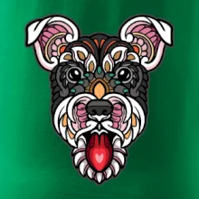 Knírač hlava barevná