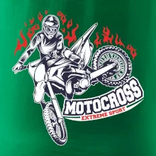 Motocross extreme sport fire