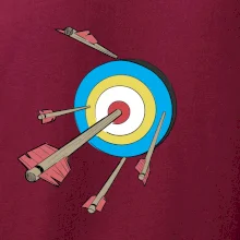 Šípy v barevném terči