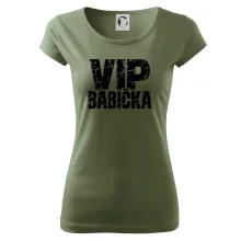VIP babička černá grunge typografie