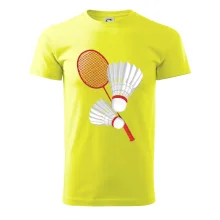 Badminton - pálka a košík