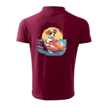 Jack russell teriér na vodním skútru