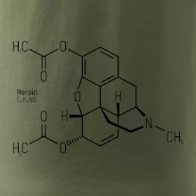 Molekulární struktura Heroin