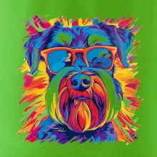 Knírač barevný styl 70s