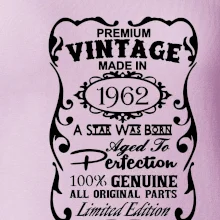 Vintage Etiketa - 1962