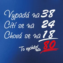 Vypadá, cítí se, chová se - 80 let