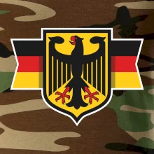 Německá orlice a vlajka