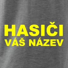 Hasiči - žlutý nápis - váš název sboru