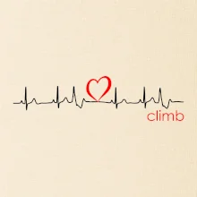 Moje srdce bije pro climb (horolezení)