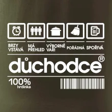 Čárový kód důchodce