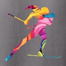 Barevná běžkařka