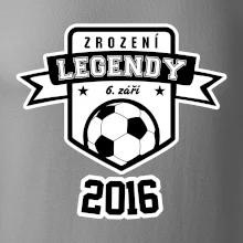 Zrození fotbalové legendy - tvůj den a rok narození