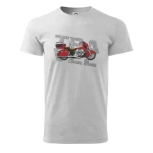 Cestovní motorka Amerika červená