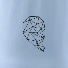 Párovy motiv srdce geometrie - ONA