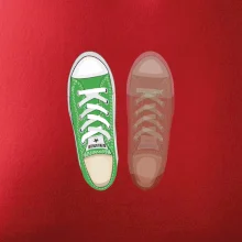 Párové boty - zelené