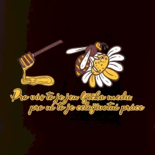 Včela - lžička medu