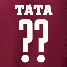 Táta - dres se jménem a číslem