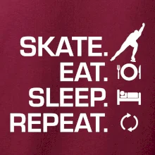 Eat sleep skate - lední bruslení