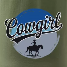 Cowgirl modrý pruh