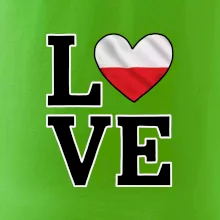 Love Polská vlajka