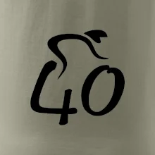 Cyklista slaví čtyřicítku (40)