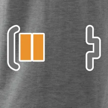 Rodinná trika - baterie táta