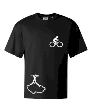 Mapa ČR + kolo na prsu