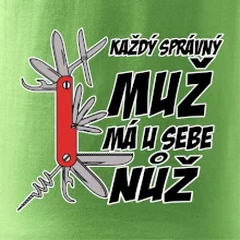 Každý správný muž, má u sebe nůž