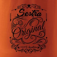 Vintage nejlepší sestra 100% kvalita