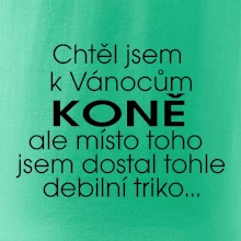 Chtěl jsem dostat k Vánocům koně