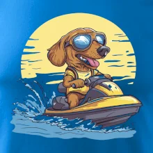 Jezevčík na vodním skútru