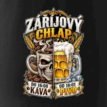Záříjový chlap -  do 16 káva  od 16 pivo