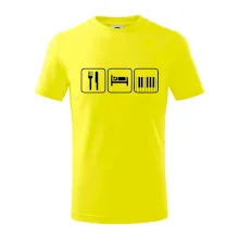 Eat sleep piano v řadě