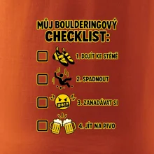 Můj boulderingový checklist