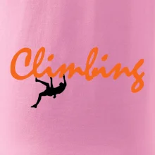 Climbing psací text