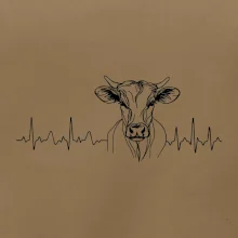 EKG křivka kráva