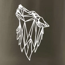 Geometrie - vlk - vyjící