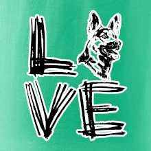 Německý ovčák love