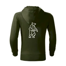 Geometrie lední medvěd stojící