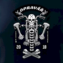 Lebka motorkář opravář