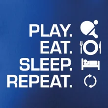 Stolní tenis - eat sleep