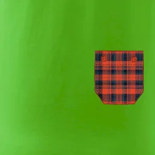 Flanelové triko červené