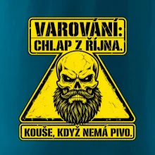 Varování chlap z října kouše když nemá pivo