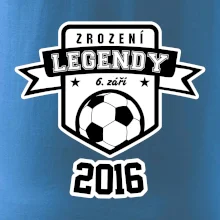 Zrození fotbalové legendy - tvůj den a rok narození