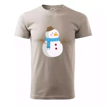 Sněhulák se šálou