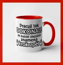 Pracuji dokonale krok zpět