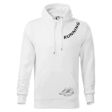 Running nápis šikmo