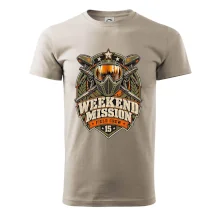Víkendová mise vintage paintball odznak